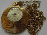 ΕΠΙΧΡΥΣΩΜΕΝΟ ΓΥΝΑΙΚΕΙΟ ΡΟΛΟΪ POLET-SEKONDA-ΜΕΤΑΛΛΙΟΝ