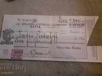 Old check 1925