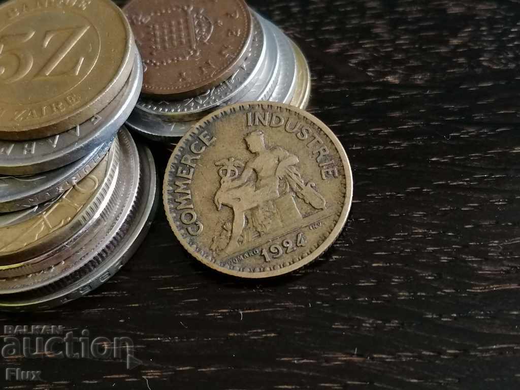 Mонета - Франция - 1 франк | 1924г. с цена 3.25 лв. | € 1.66 Mонета - Франция - 1 франк | 1924г. с цена 3.25 лв. | € 1.66