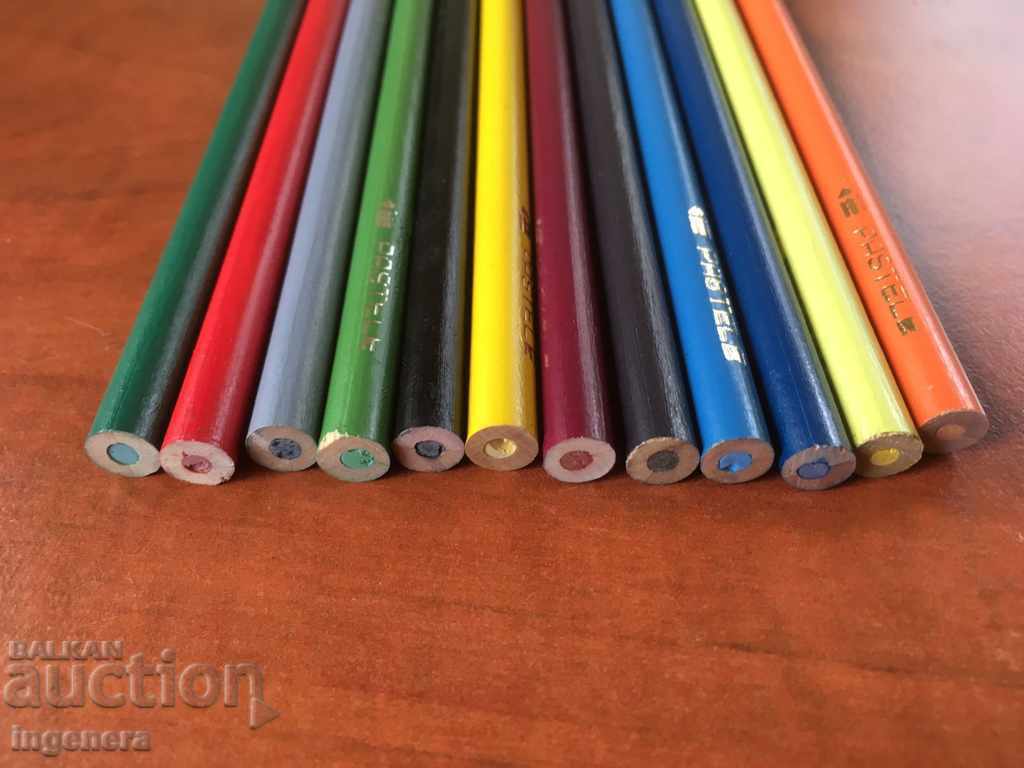 PENCILS COLOR PASTELS-12 PCS SET with price 6.00 BGN | € 3.07 PENCILS COLOR PASTELS-12 PCS SET with price 6.00 BGN | € 3.07