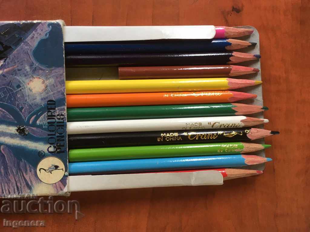 COLORED PENCILS IN A BOX USED with price 4.00 BGN | € 2.05 COLORED PENCILS IN A BOX USED with price 4.00 BGN | € 2.05