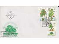 First Day Mail Envelope FDC Endemic Trees