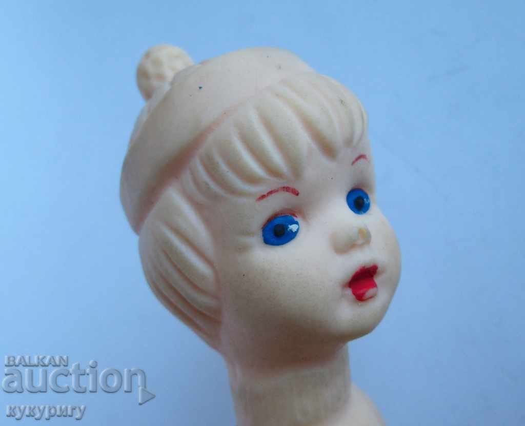 Old Soc children's doll rubber bath toy Girl with a dog - 6 Old Soc children's doll rubber bath toy Girl with a dog - 6