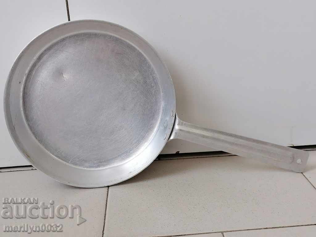 Old aluminum vessel, frying pan NRB - 5 Old aluminum vessel, frying pan NRB - 5