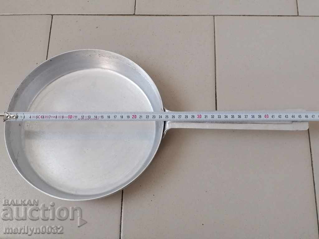 Old aluminum vessel, frying pan NRB - 7 Old aluminum vessel, frying pan NRB - 7