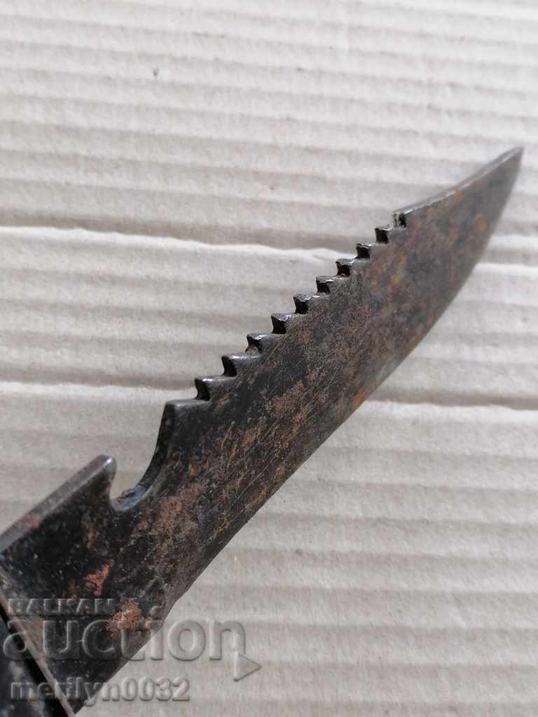 Old Rambo knife with teeth for cutting blade - 7 Old Rambo knife with teeth for cutting blade - 7