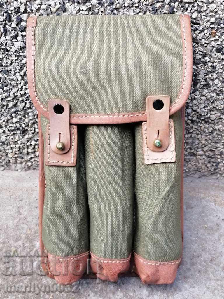 Бризентова чанта за пълнители на MP-38 40, ЧЗ сумка WW2