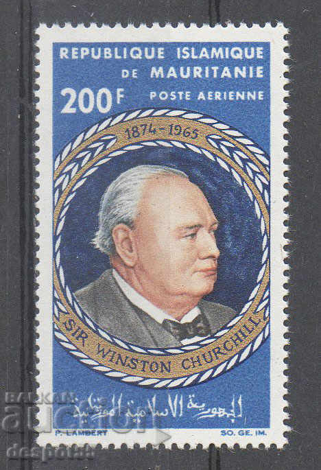 1965. Μαυριτανία. Στη μνήμη του Winston Churchill, 1874-1965.