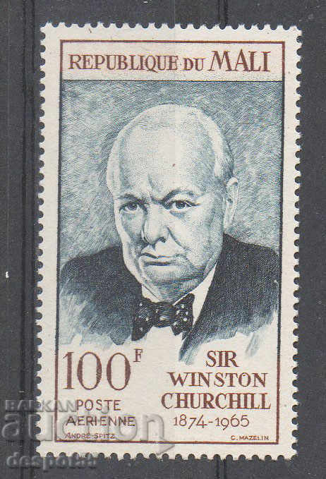 1965. Mali. In memory of Winston Churchill, 1874-1965.