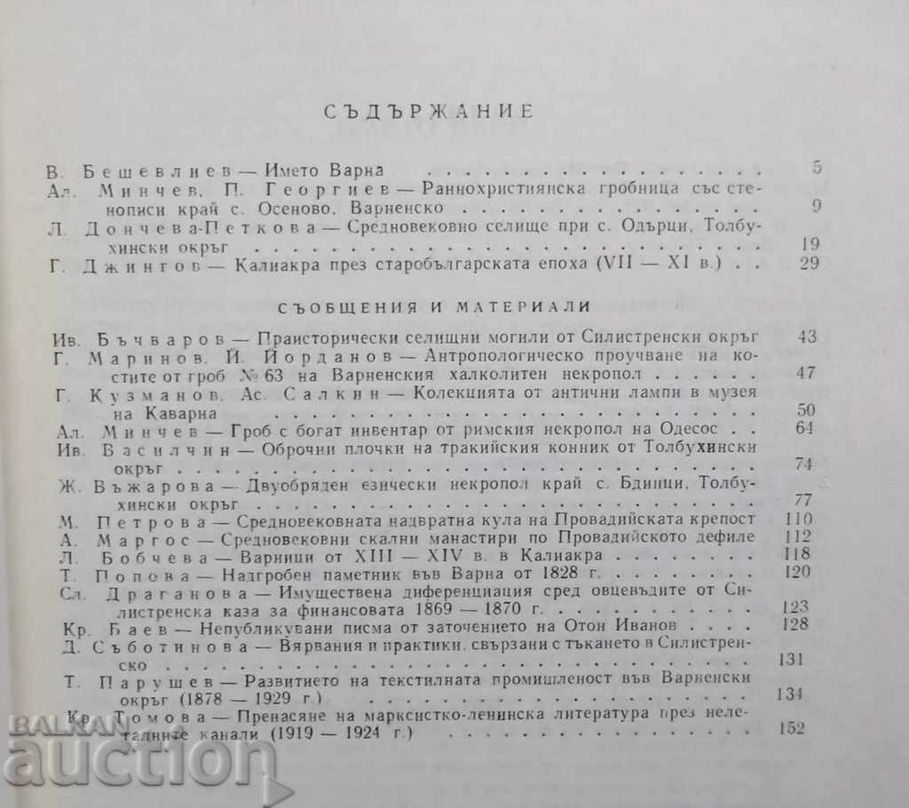 Notices of the National Museum - Varna. Volume 17 (32) 1981 with price 50.00 BGN | € 25.56 Notices of the National Museum - Varna. Volume 17 (32) 1981 with price 50.00 BGN | € 25.56