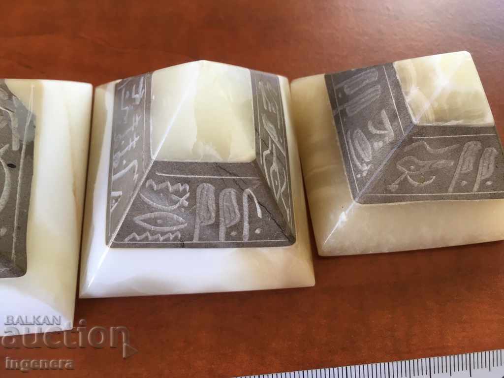 Auction PYRAMID MARBLE RELIEF HEAVY FROM EGYPT OLD-3 PCS Auction PYRAMID MARBLE RELIEF HEAVY FROM EGYPT OLD-3 PCS