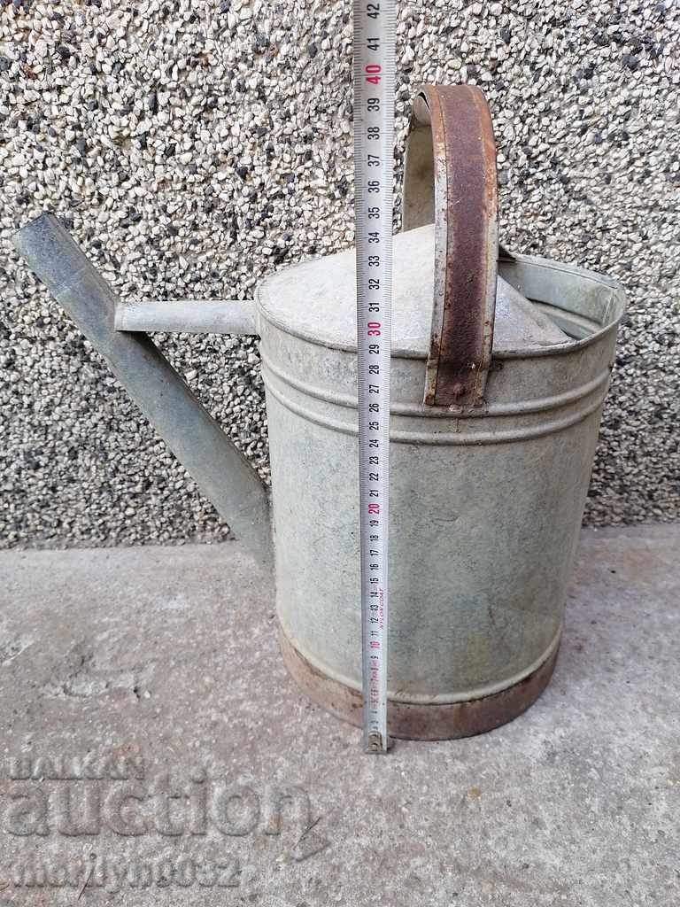 Old metal can, galvanized tube, bucket, pot - 5