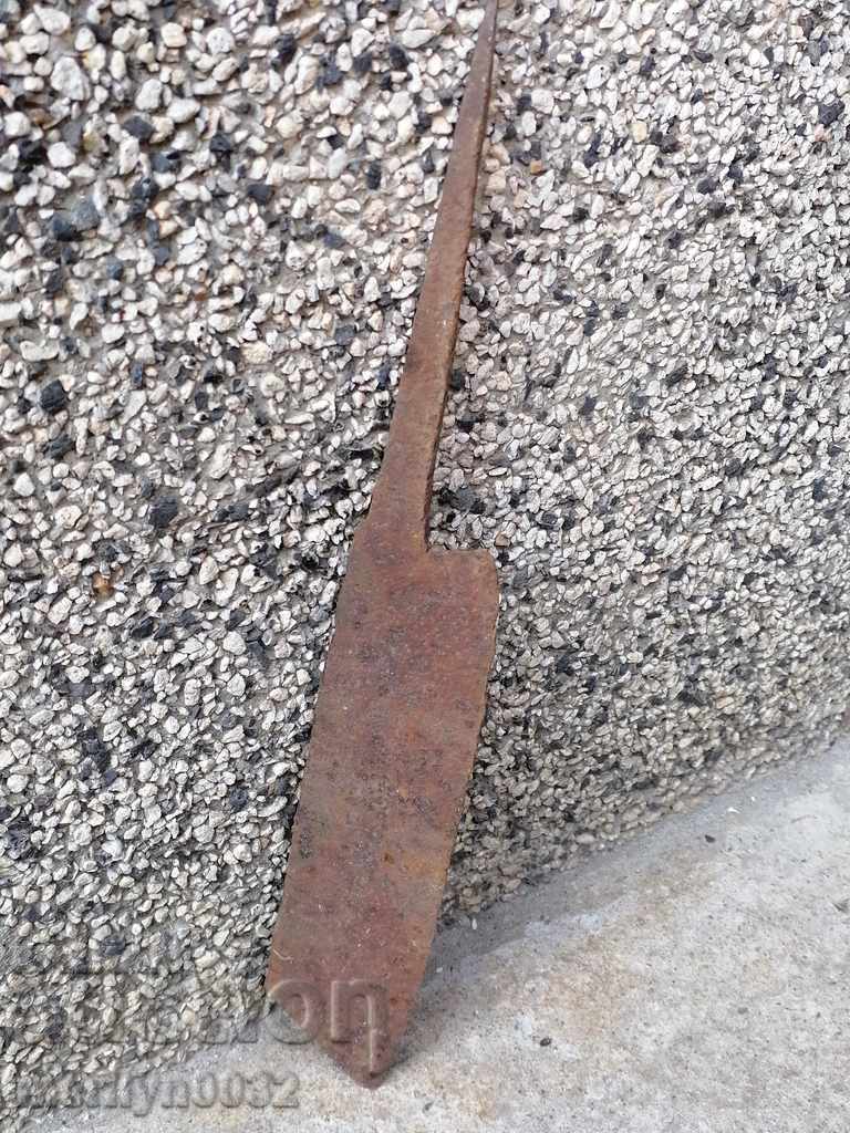 Old forged scythe, ax, hoop, knife, machete, blade with price 39.00 BGN | € 19.94 Old forged scythe, ax, hoop, knife, machete, blade with price 39.00 BGN | € 19.94