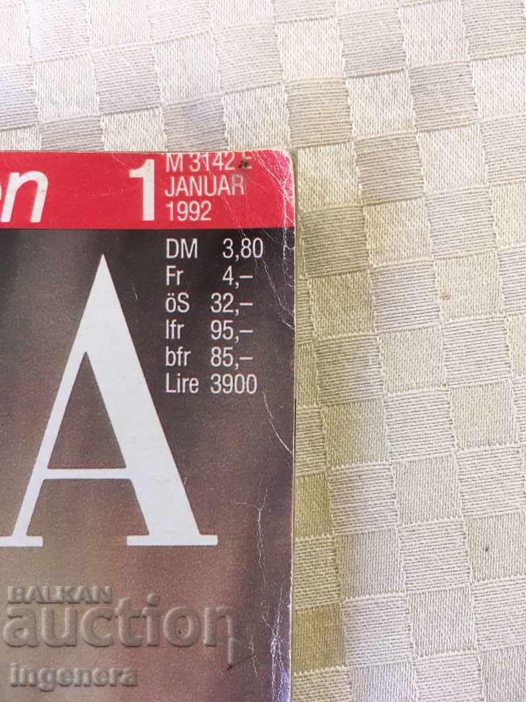 VERENA-1992 MAGAZINE with price 5.00 BGN | € 2.56 VERENA-1992 MAGAZINE with price 5.00 BGN | € 2.56