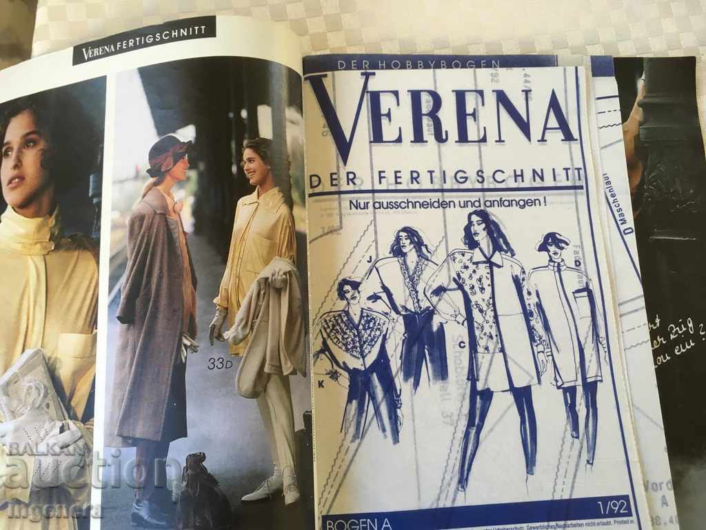 Auction VERENA-1992 MAGAZINE Auction VERENA-1992 MAGAZINE