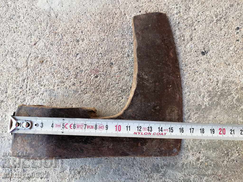 Old ax with stamped marking tool wrought iron - 6 Old ax with stamped marking tool wrought iron - 6