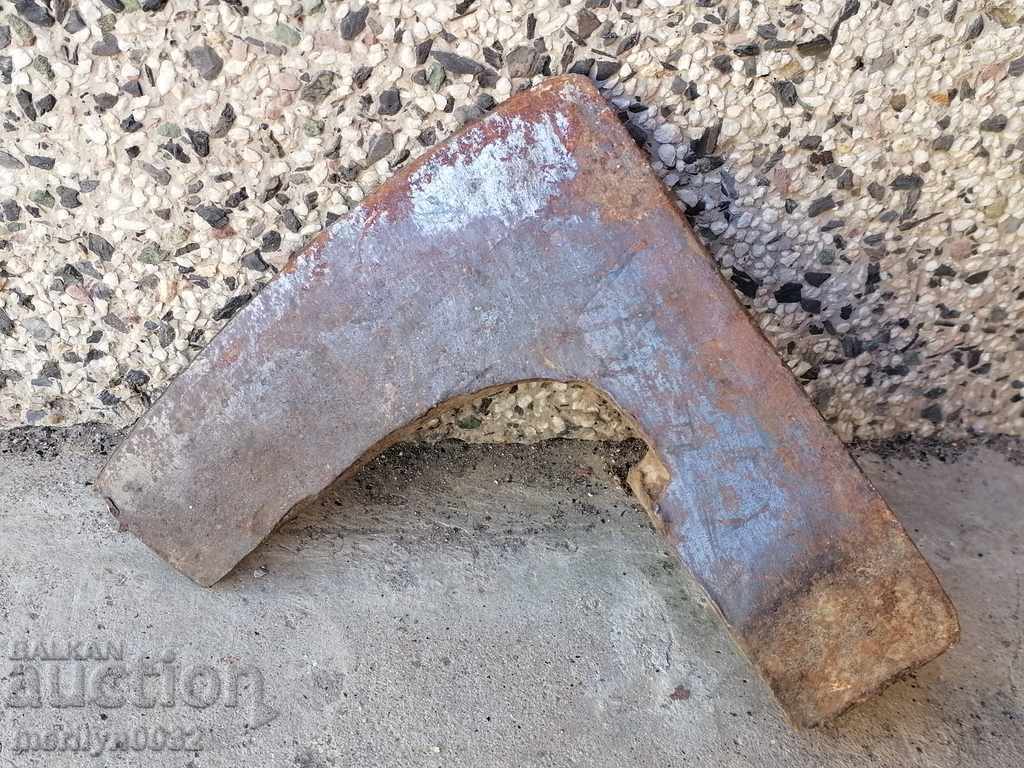 Old ax with stamped marking tool wrought iron - 7 Old ax with stamped marking tool wrought iron - 7
