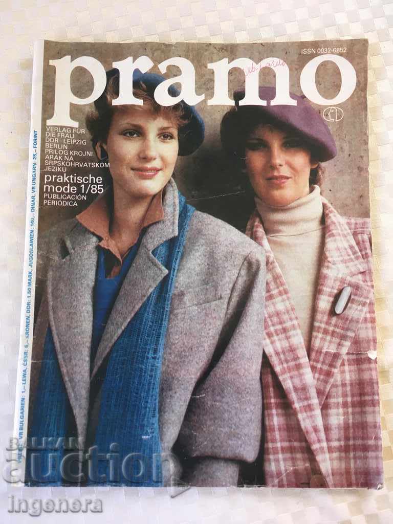 REVISTĂ PRAMO-1985 G REVISTĂ PRAMO-1985 G