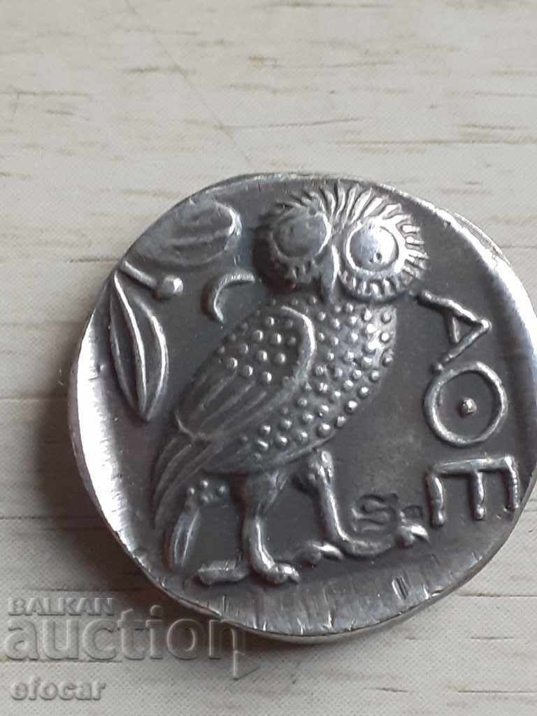 Copia monedei din Atena