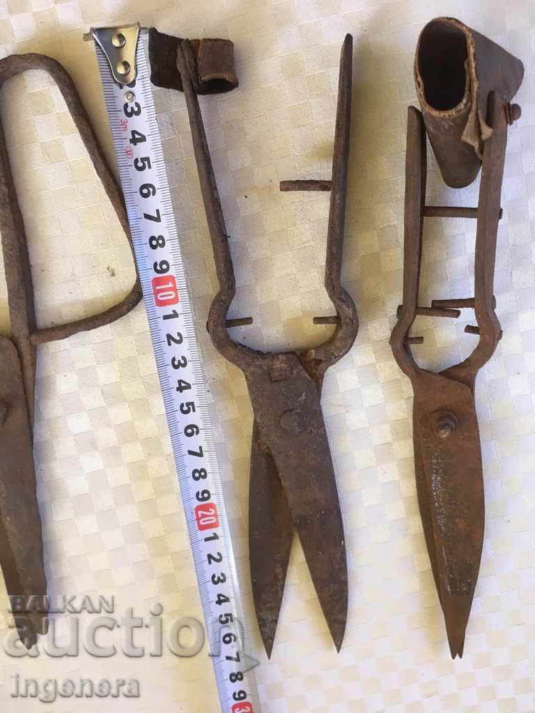 SCISSOR FORGED OLD TOOL-4 BR MARKINGS with price 17.00 BGN | € 8.69