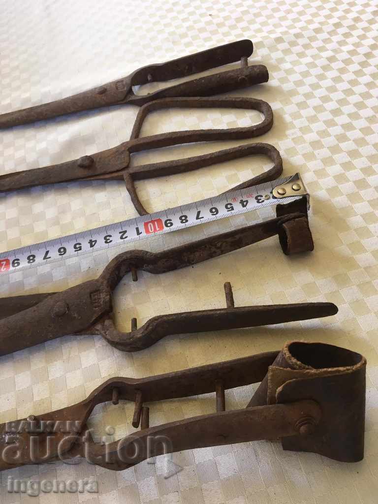 Auction  SCISSOR FORGED OLD TOOL-4 BR MARKINGS
