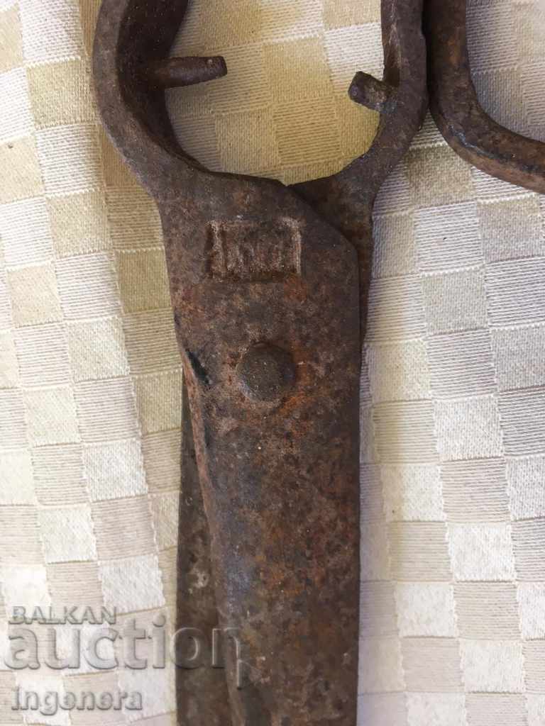 SCISSOR FORGED OLD TOOL-4 BR MARKINGS - 6