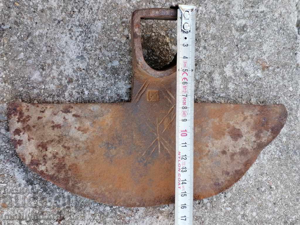 Forged hoe, agricultural tool, wrought iron - 6 Forged hoe, agricultural tool, wrought iron - 6