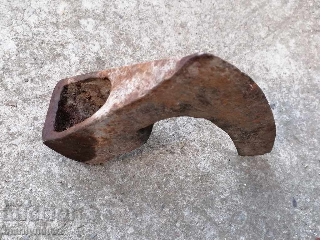 Old ax with seal marking tool wrought iron - 7 Old ax with seal marking tool wrought iron - 7