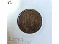 Marea Britanie 1/2 penny 1943