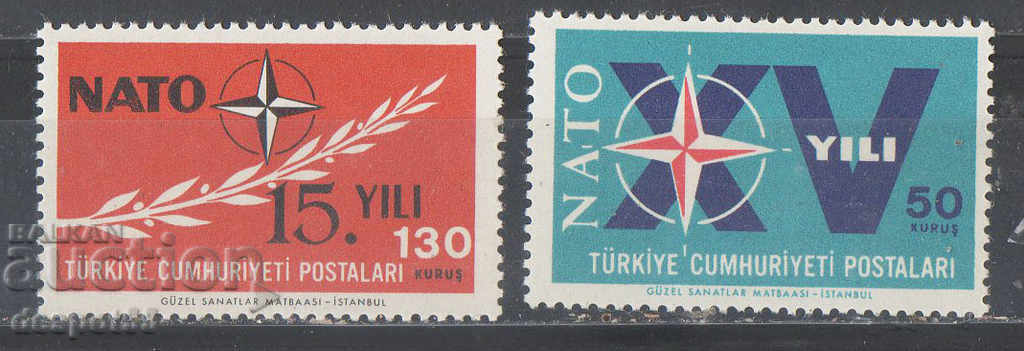 1964. Турция. 15 г. от създаването на НАТО.