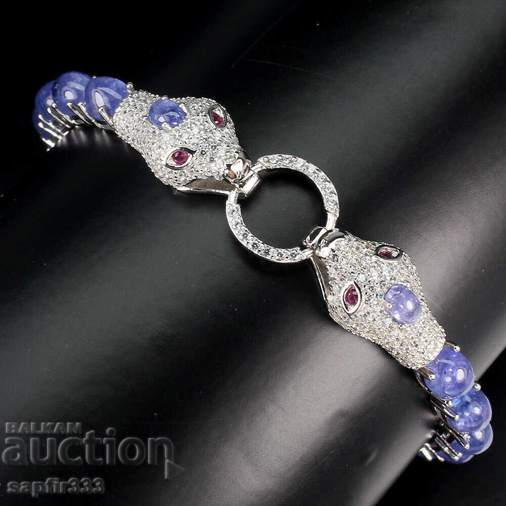 UNIQUE UNICEX BRACELET TANZANITE "COBRA" with price 720.00 BGN | € 368.13 UNIQUE UNICEX BRACELET TANZANITE "COBRA" with price 720.00 BGN | € 368.13
