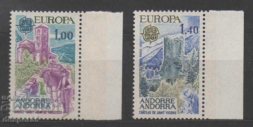 1977. Андора (фр). Европа - Пейзажи.