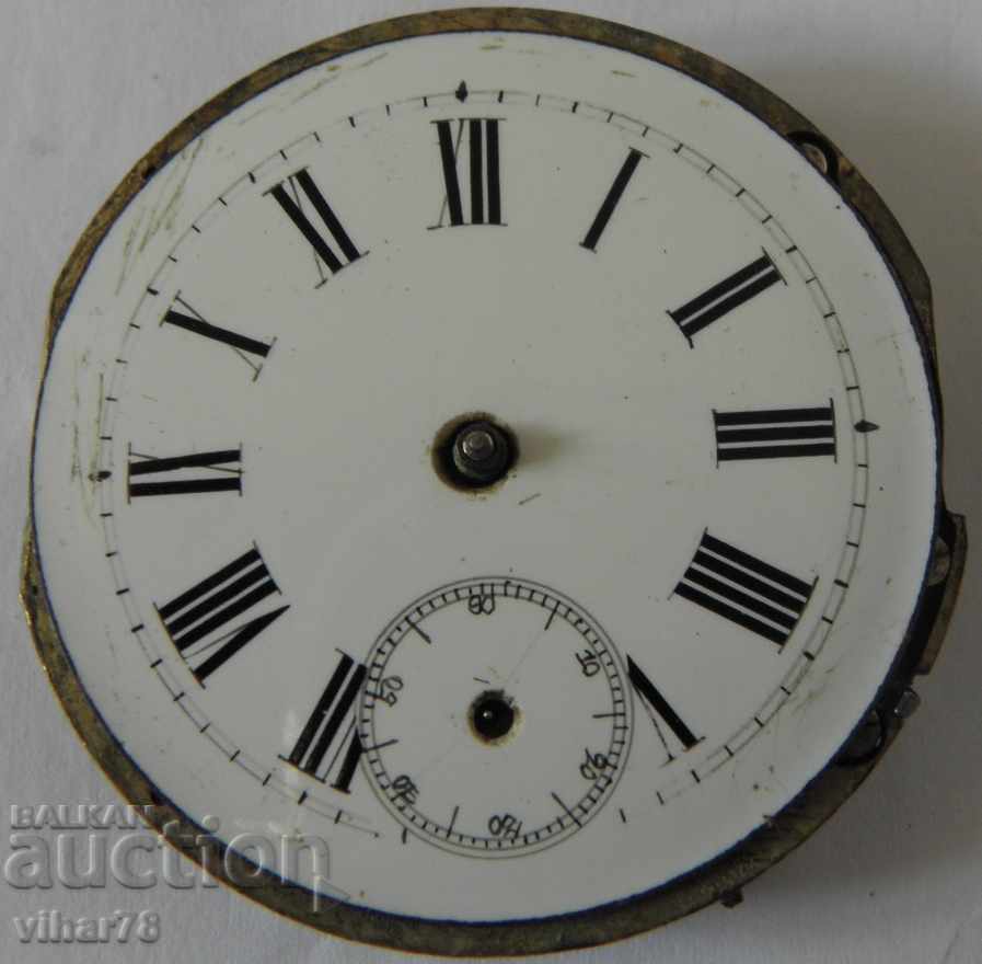 dial with pocket watch machine
