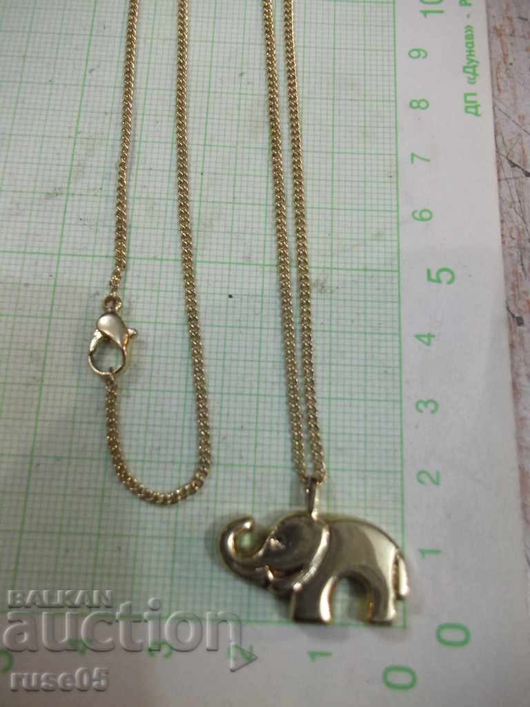 Chain with pendant "Elephant" imitation jewelry with price 5.00 BGN | € 2.56 Chain with pendant "Elephant" imitation jewelry with price 5.00 BGN | € 2.56