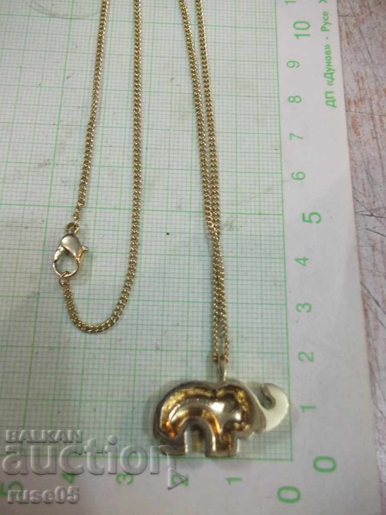 Chain with pendant "Elephant" imitation jewelry - 5 Chain with pendant "Elephant" imitation jewelry - 5