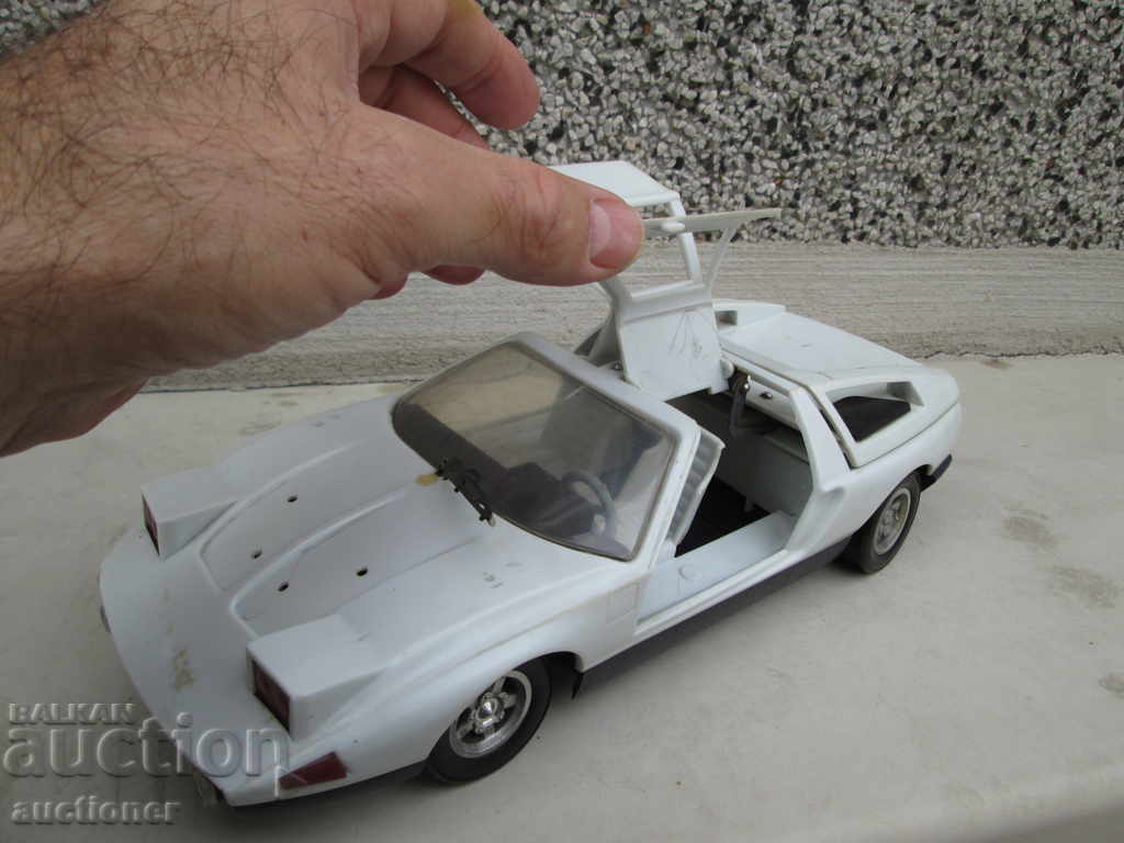 OLD BULGARIAN MECHANICAL TOY, CAR TROLLEY. - 5 OLD BULGARIAN MECHANICAL TOY, CAR TROLLEY. - 5