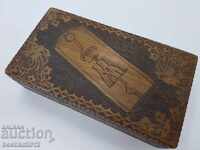 Rare Bulgarian Royal Military Wooden Box Ferdinand I