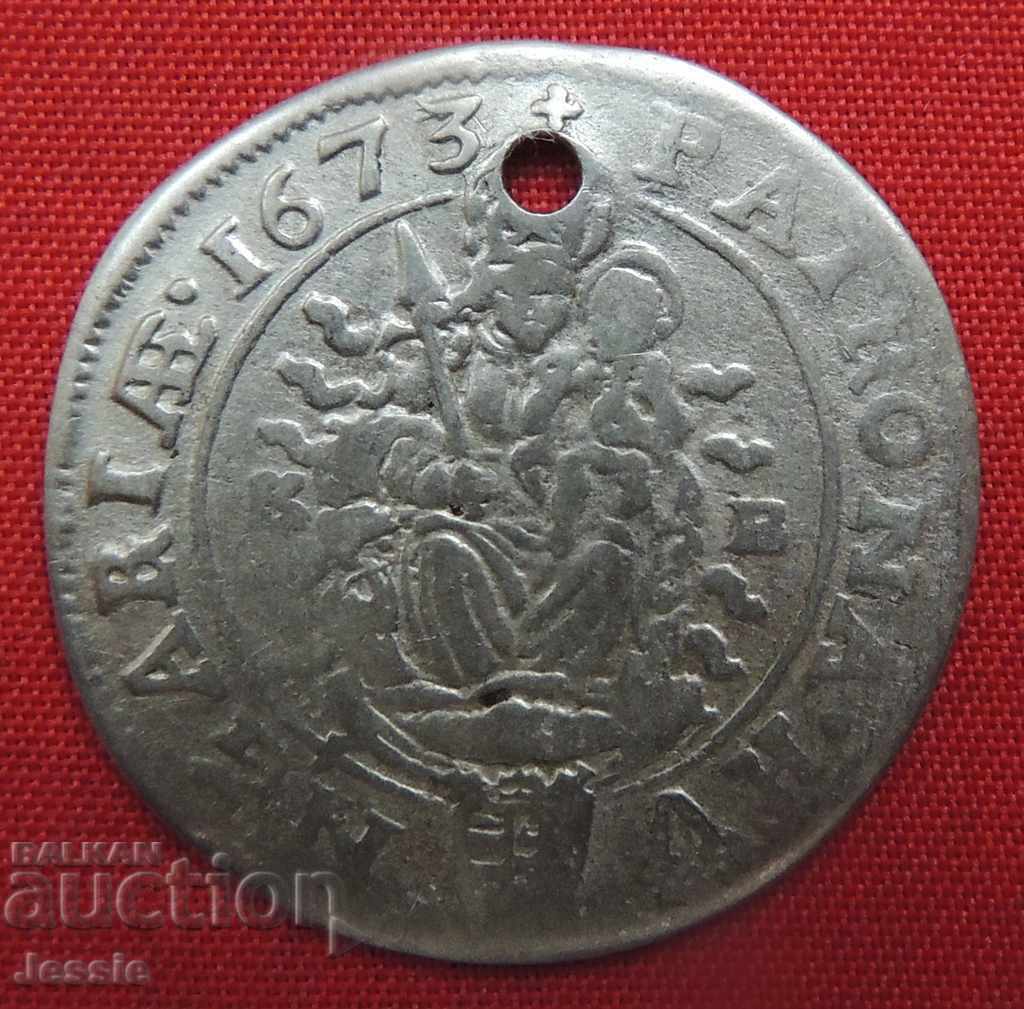 6 cruisers 1673 KB LEOPOLD I Austria-Hungary - for Hungary with price 23.91 BGN | € 12.22 6 cruisers 1673 KB LEOPOLD I Austria-Hungary - for Hungary with price 23.91 BGN | € 12.22
