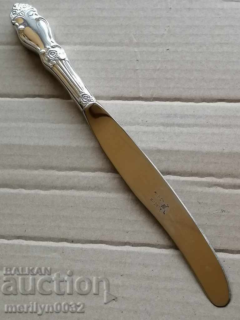 Delivery of 6 pieces of knives thickly silver-plated unused USSR spoon Delivery of 6 pieces of knives thickly silver-plated unused USSR spoon