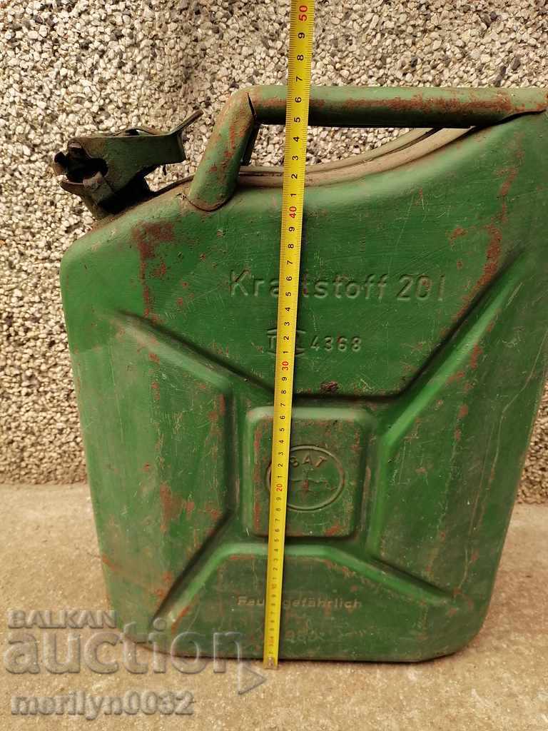 German military tube 20 liters for fuel GDR 1980 real social - 6 German military tube 20 liters for fuel GDR 1980 real social - 6