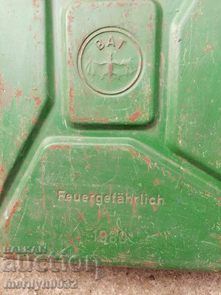 German military tube 20 liters for fuel GDR 1980 real social - 7 German military tube 20 liters for fuel GDR 1980 real social - 7