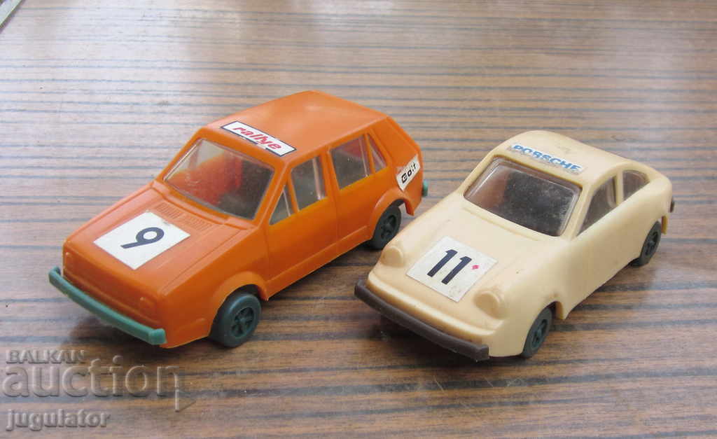 πολλά παλιά καροτσάκια παιχνιδιών καροτσάκι POLGAL VW GOLF PORSCHE 911