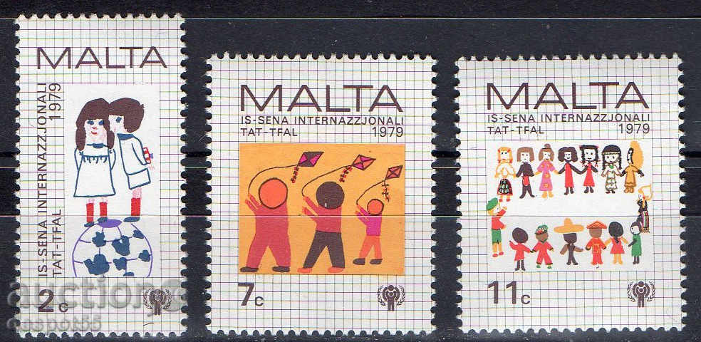 1979. Malta. Anul Internațional al copiilor.