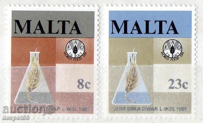 1981. Malta. World Food Day.