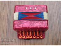 стара детска играчка акордеон акордеонче Руска хармоника