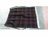 Authentic plaid apron with lace Costume