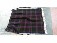 Authentic Wool Checked Lace Apron Nosia