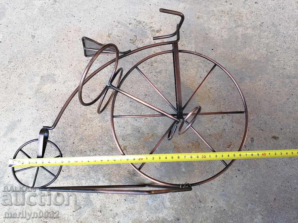 Metal bike rack for a bottle of wine whiskey cognac - 6 Metal bike rack for a bottle of wine whiskey cognac - 6