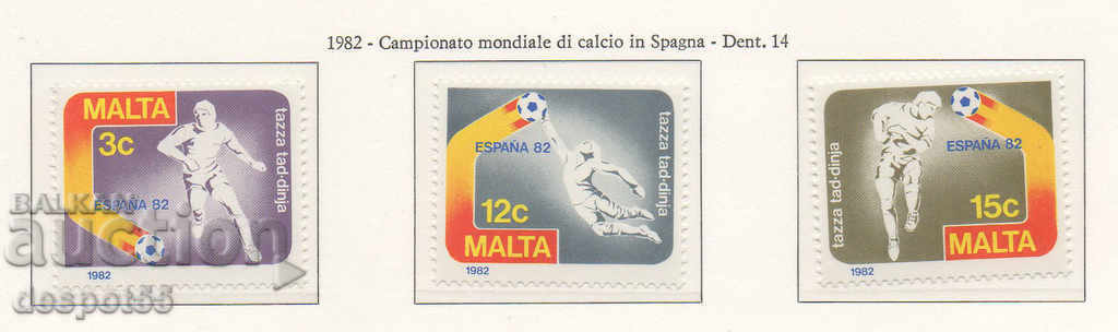 1982. Malta. Cupa Mondială de Fotbal - Spania.