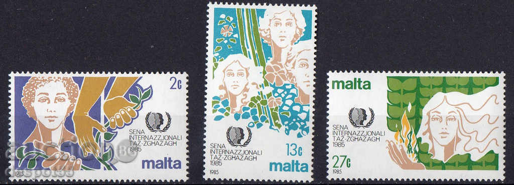 1985. Malta. Anul Internațional al Tineretului.